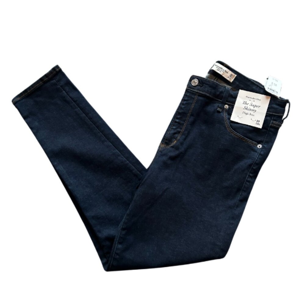NWT Abercrombie & Fitch The Super Skinny High Rise Jeans